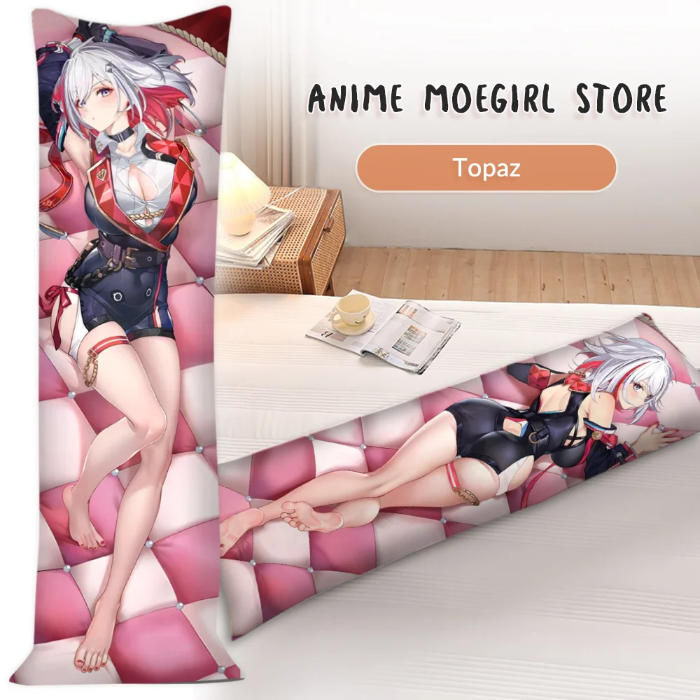 

Honkai Star Rail Topaz Anime Game Dakimakura Pillow Cover Full Body Sexy Pillowcase Home Bedding Decor Double-Sided Print