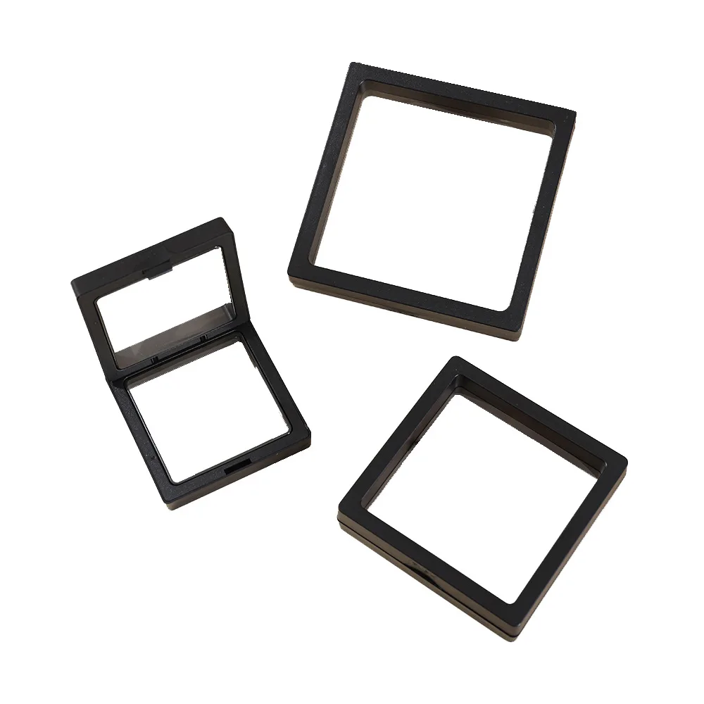 Scatola per esposizione di gioielli da ragazza Scatola per imballaggio di gioielli in pellicola di plastica trasparente Per anelli di collane di gioielli e scatola di immagazzinaggio da collezione