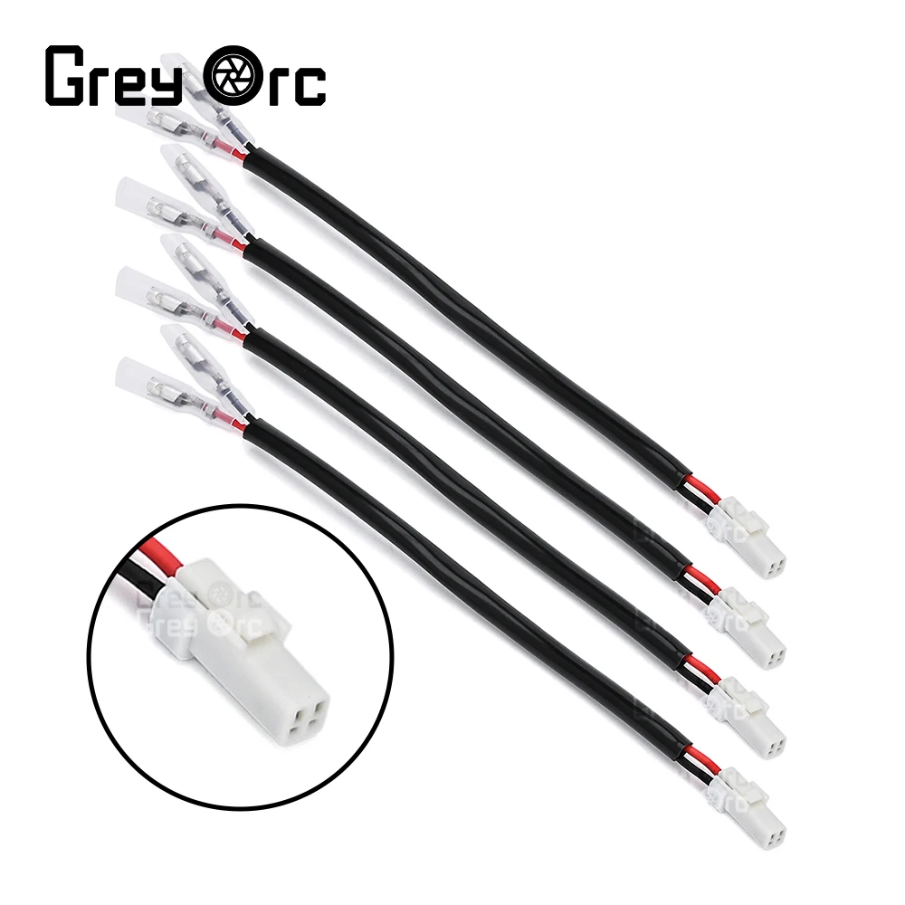 

2Pcs Motorcycle Turn Signal Wiring Harness Connector Turn Signal Plug Adapter for KTM 125 200 250 690 790 990 DUKE SMC SMC-R