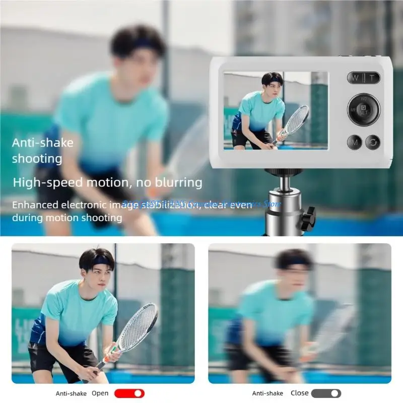 

Kids Friendly Digital Camera 48MP Video Anti Blur Easy To Carry Video Camera