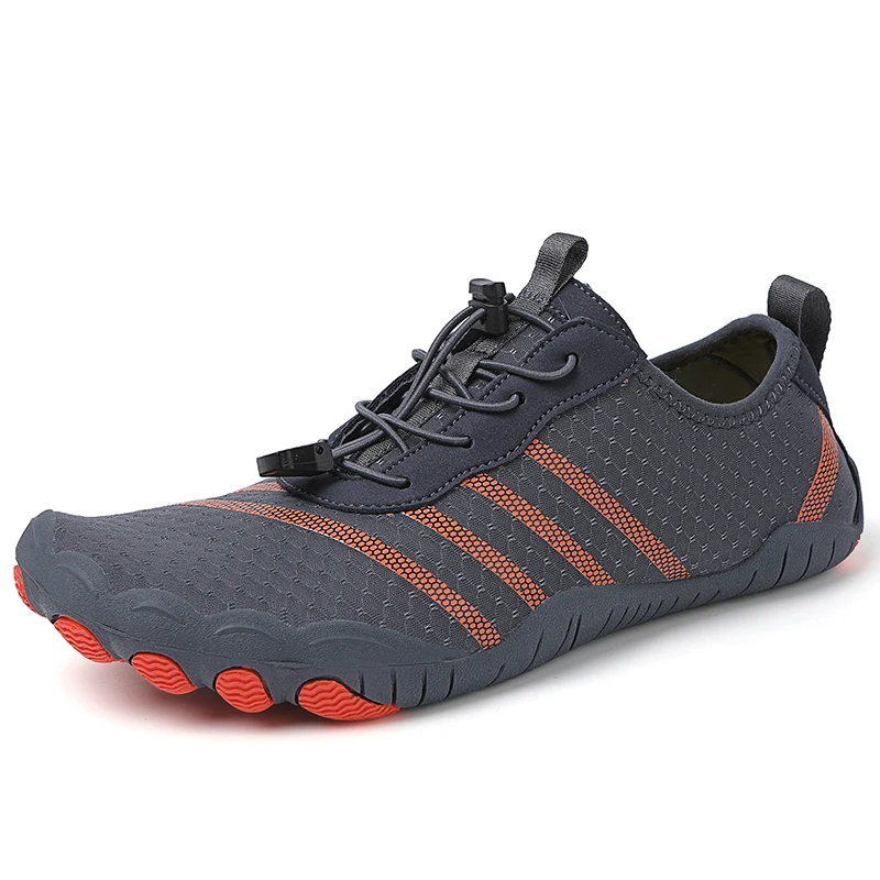 Men Women Five-Toe Water Shoes Lightweight Quick Dry Barefoot Sneakers Anti Slip Hiking Beach Yoga Sports Shoes
