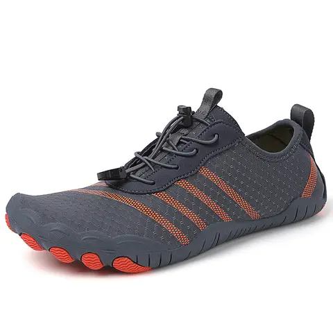 Men Women Five-Toe Water Shoes Lightweight Quick Dry Barefoot Sneakers Anti Slip Hiking Beach Yoga Sports Shoes