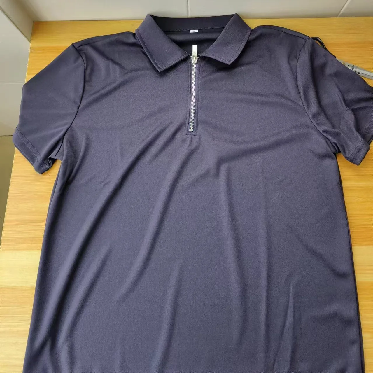 Polo de verano 2026 para hombre, camiseta de manga corta con cuello vuelto de Color sólido, Top informal ajustado, moda para hombre 5XL