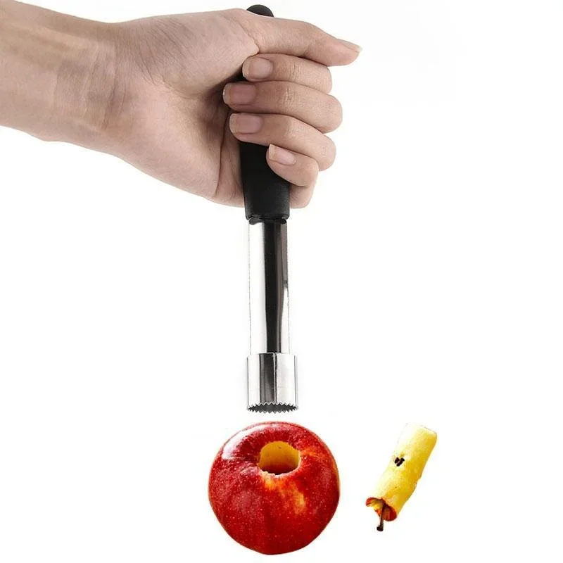 

1pcs Fruit Core Seed Remover Stainless Easy Steel Twist Apple Corer Seeder Kitchen Gadgets Tools