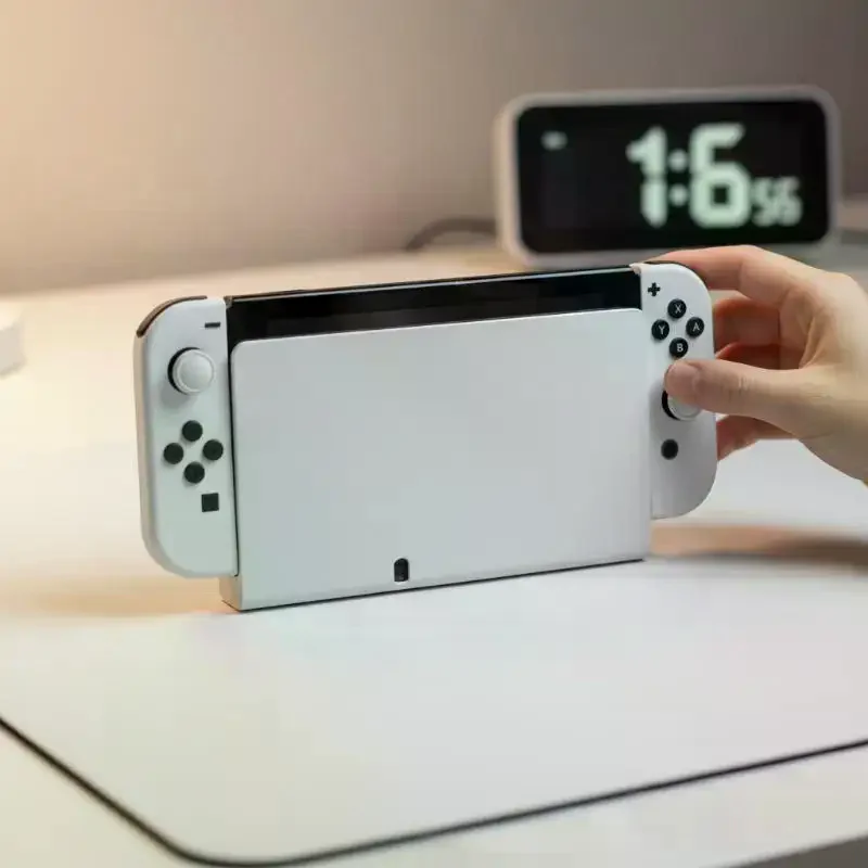 Protective Case Compatible With  Switch OLED Console And Joy-Cons, Switch Can Be Inserted In Dock With Shell