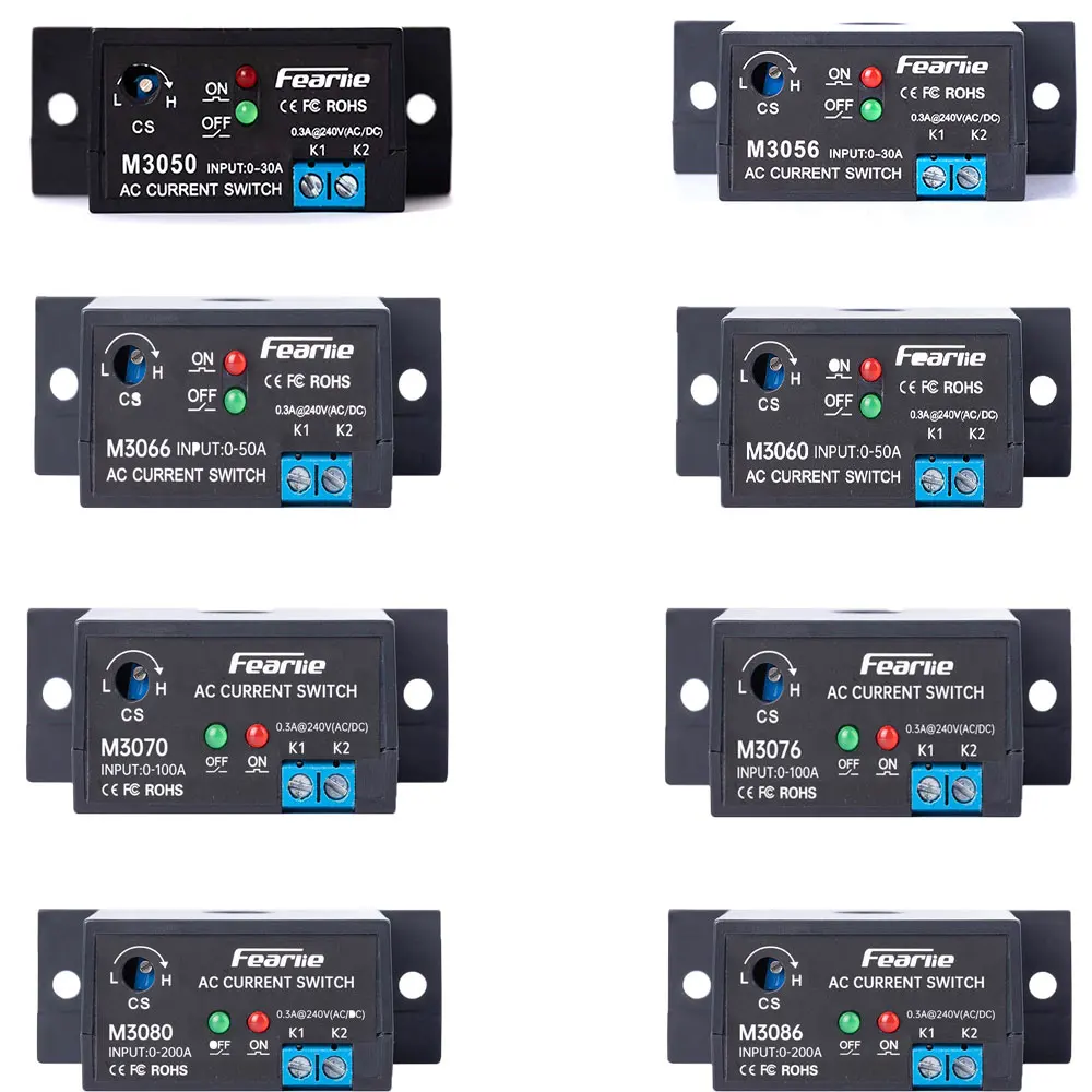 

M3050 -M3086 Current Limit Detection Module Alarm Transformer Control Switch Sensor Induction Linkage Power Supply Accessories