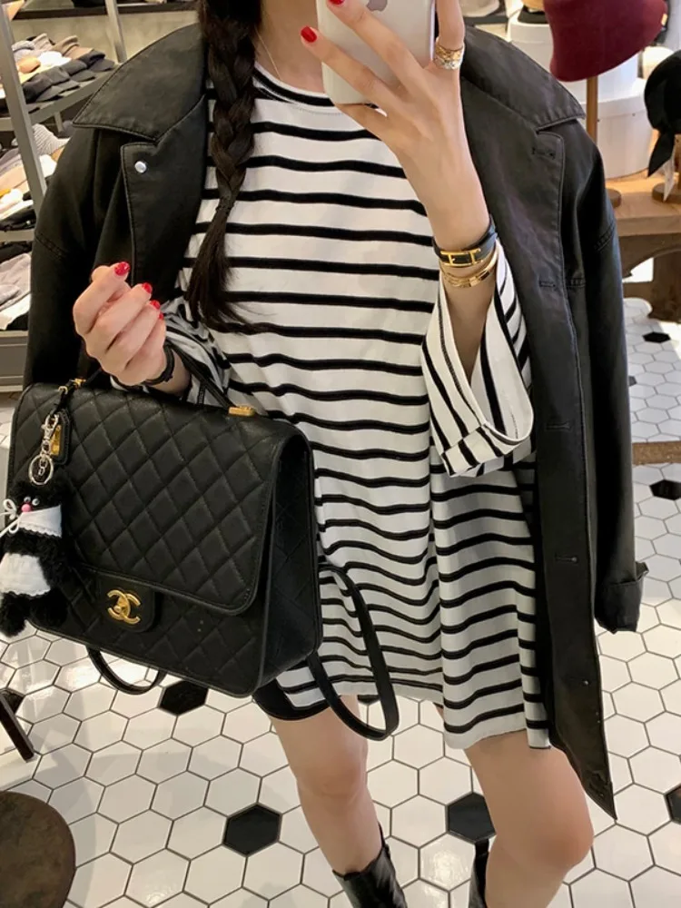 Premium Feel Leather Jaet Women's 2025 Spring Autumn Sle American Retro Classic PU Leather Motorcycle Clothes Top