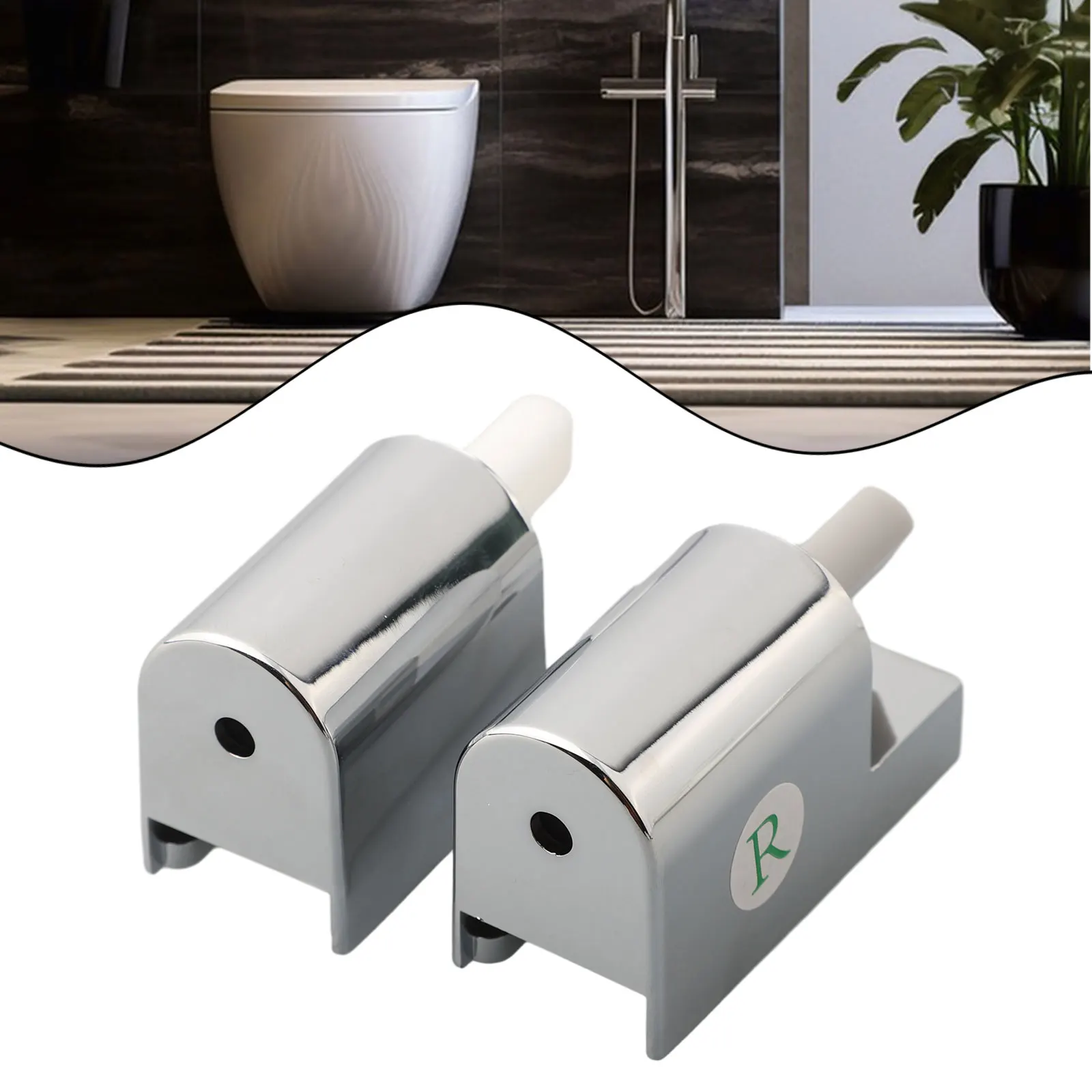 1pc Toilet Seat Hinges Set To Top Soft Close Release Toilet Kit For Most Standard Toilet Seats With Top Fix Hinges Bathroom Part