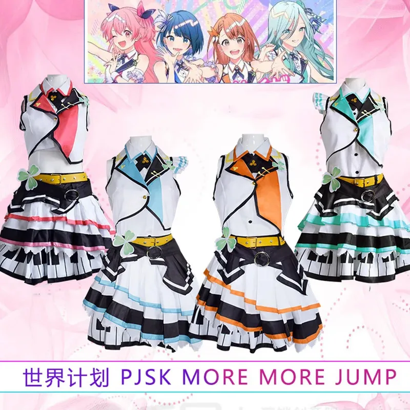 

Anime Mikuuu Cosplay Kiritani Haruka Hanasato Minori Momoi Airi Hinomori Shizuku Cosplay Anime Project Colorful Stage Costume