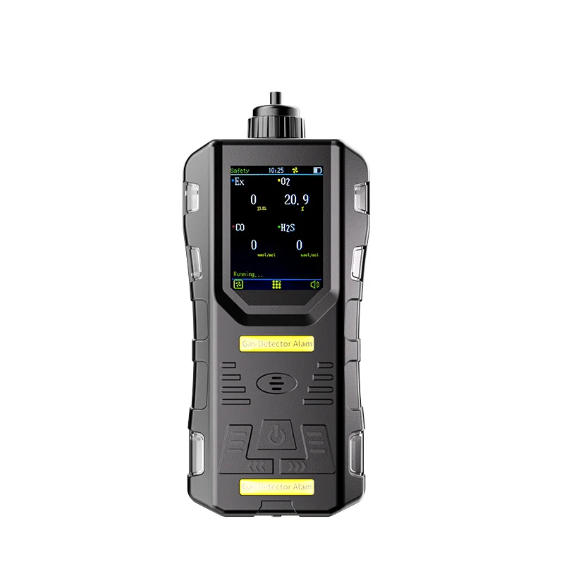 Multi 4 Gas Detector With Built In Pump Portable Gas Detector LEL H2S CO O2