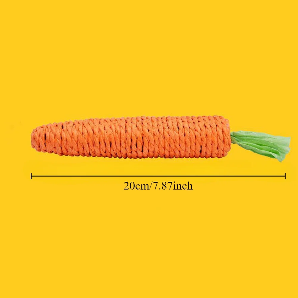 Simulated Carrot Pet Toy Cat Teeth Grinding And Biting Interactive Sound Toy image 5