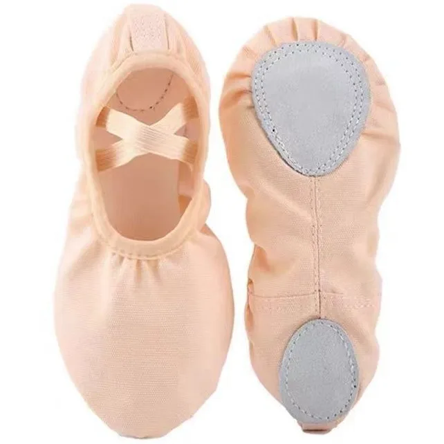 Volwassen kinderen kinderen professionele canvas ballet dansschoenen yoga moderne leraar praktijk kat klauw teen schoen