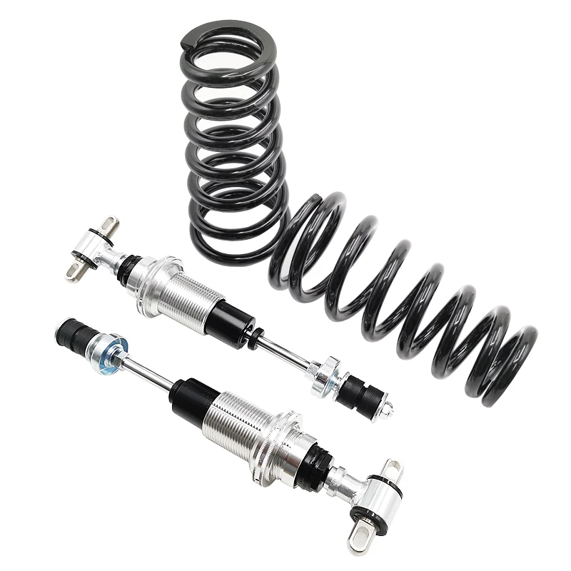 a F X G Body Adjustable Front Coilover Shocks SBC Small Block LS Springs 500lb