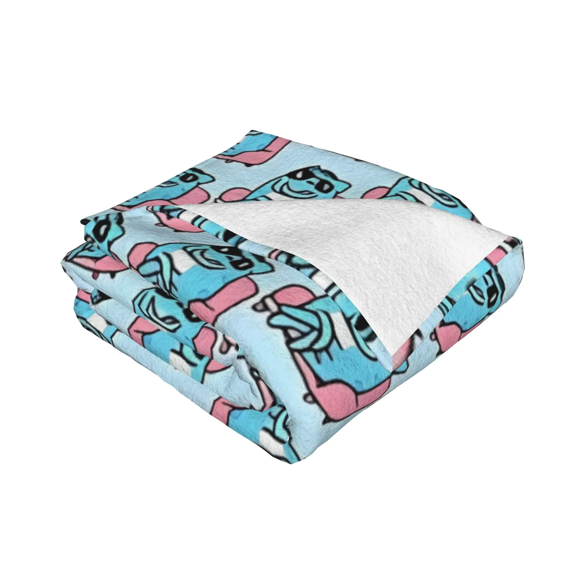 1PC home Cutecore Bugcat Capoo tThe Amazing World of Gumball Blanket Super Cosy Plush Home Living Room Sofa halloween