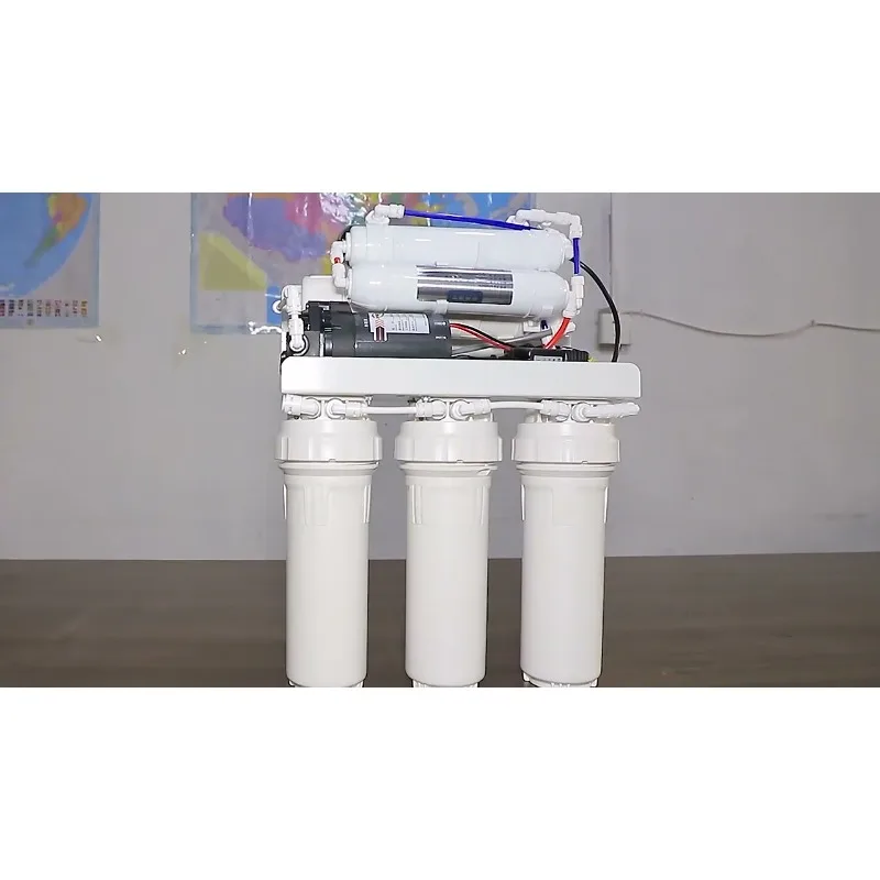 UV Sterilizer 7 Stage 100GPD RO Water Filter System with Alkaline Mineral for Home Direct Drinking Water