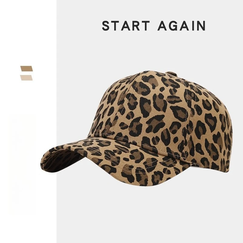 

Fashion Trend Leopard Print Baseball Cap Spring and Summer Outdoor Leisure Cap Men's and Women's Youth Sunscreen Visor Caps 2