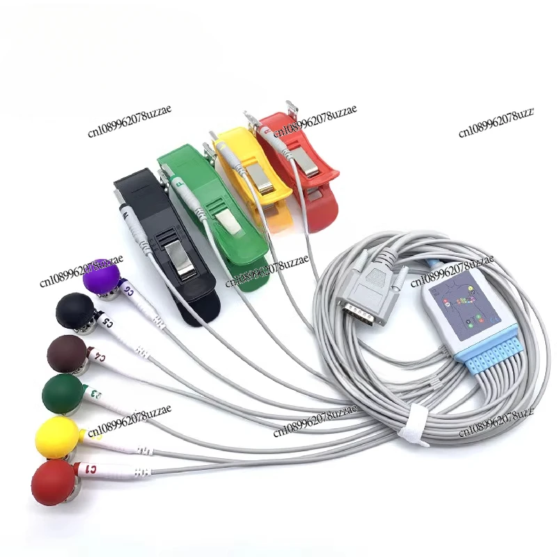 

ECG Machine Lead Wire Accessories, Color Suction Ball, Chest Electrode Suction Ball, Adult Limb Clip