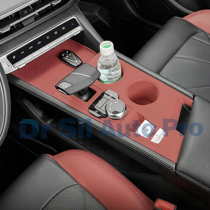 For Changan Eado PLUS 2022-2025 Car Center Console Gear Shift Panel Silicone Protector Pad Interior Modification Accessories