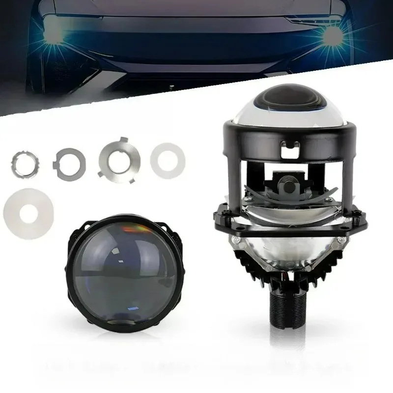 

New for Car LED Headlights, Dual Lamp Cups, Direct High Beam Cannon Headlights, Spotlight Cross Border New K112 Laser Lens