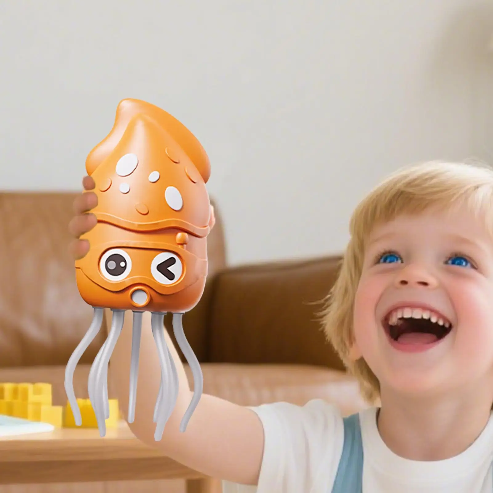 Toy Octopus Dancing Squid Music Toys Interactive Wiggling Robot With Lights And Music For Kids 3 Years Boys Girls Preschool