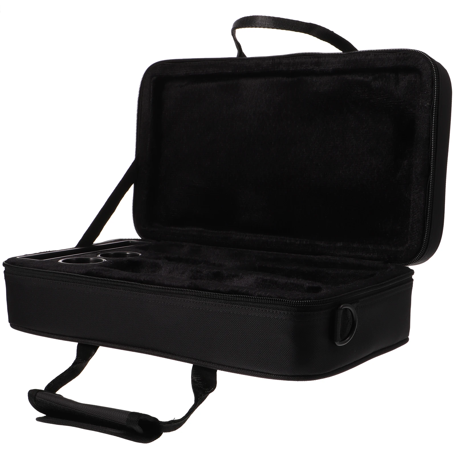 

Clarinet Backpack Black Tube Square Box Portable Case for Men Instrument Bag Storage Pouch Durable Strong Anti Stress