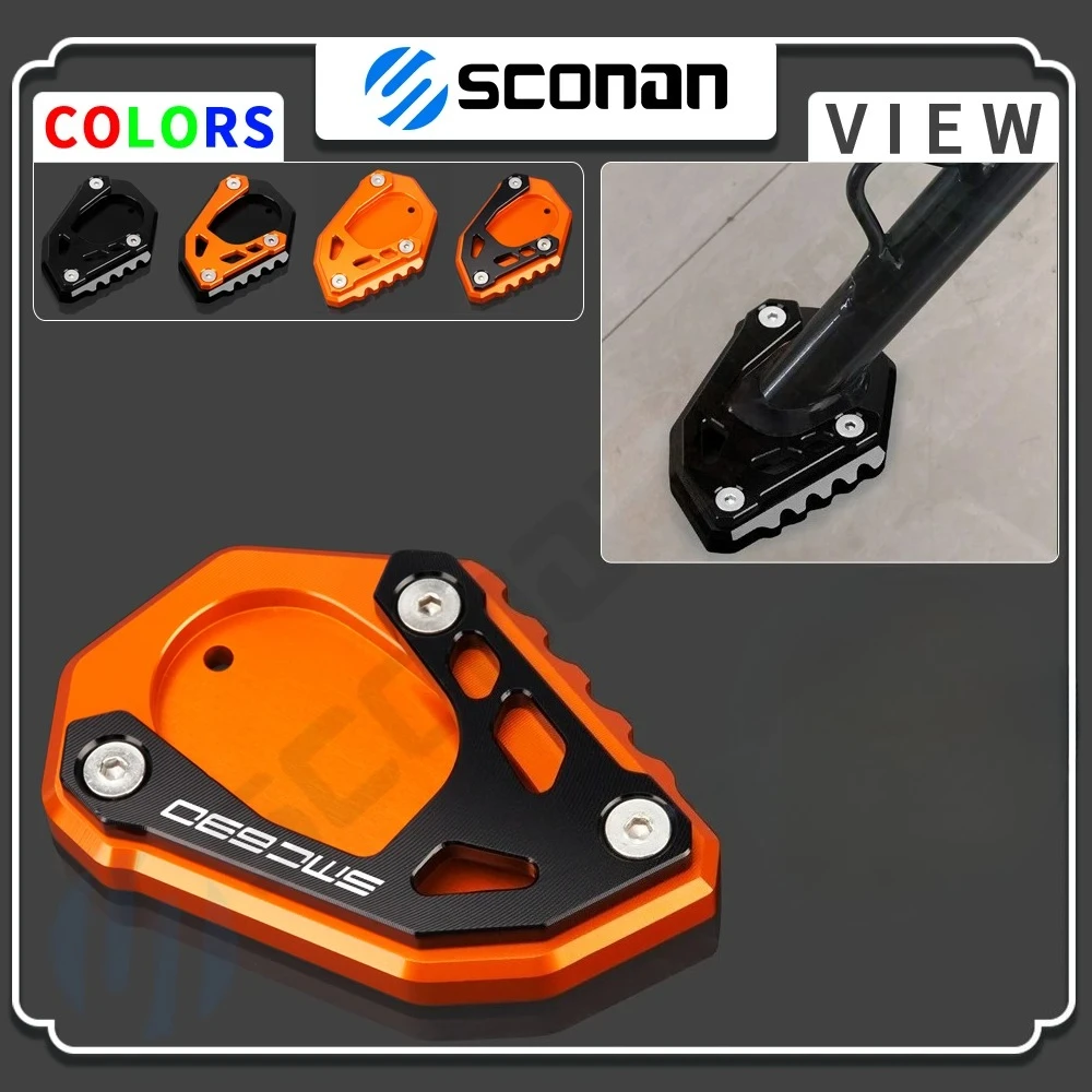 

Motorcycle Accessories Kickstand Enlarge Plate Side Stand Extension Pad For 690 SMC R 690SMCR 690 SMCR 2019 2020 2021 2022 2023