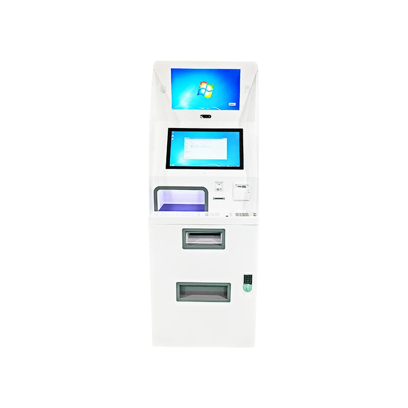 Cash Payment Kiosk with Qr Scanner and Cash Dispenser Dispenser Machine Atm Cash Dispenser Kiosk Bank Atm Kiosk Machine