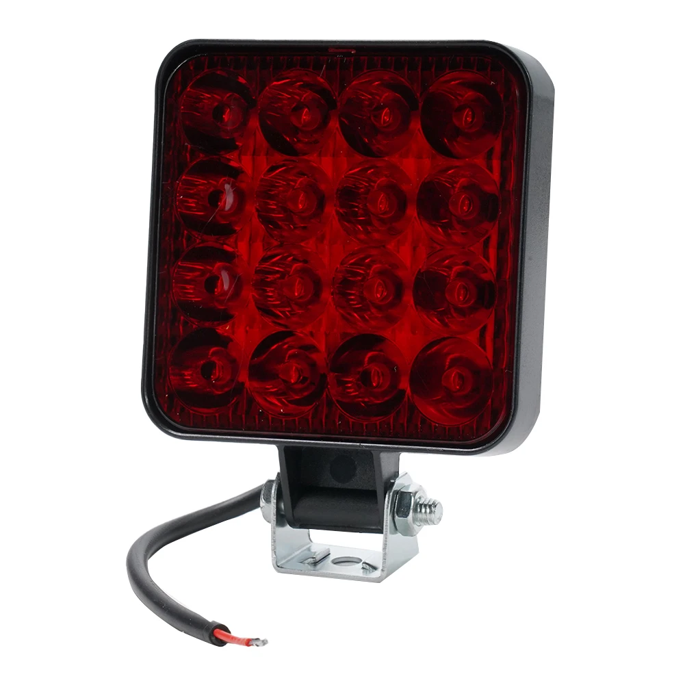 48w Led Light 16LED Work Light Pod Lighting Truck Off Road Tractor 12v Work Light Pod Lighting Truck Off Road Tractor Spotlight