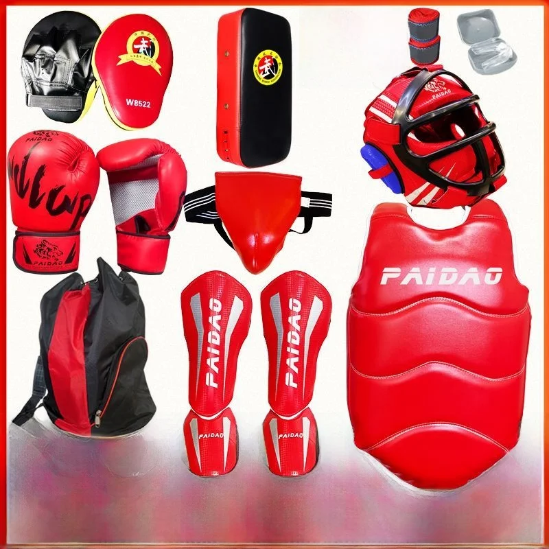 full-set-martial-arts-boxing-protection-gear-children-training-head-chest-groin-protector-for-striking-sports-fitness