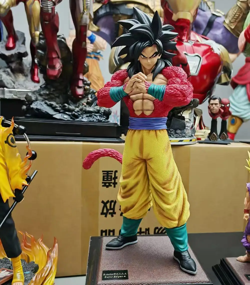 

New 55cm 2%&Jt Studio Dragon Ball Anime Figures Ssj4 Son Goku Figures Super Saiyan 4 Goku Pvc Statue Collection Model Toys Gifts