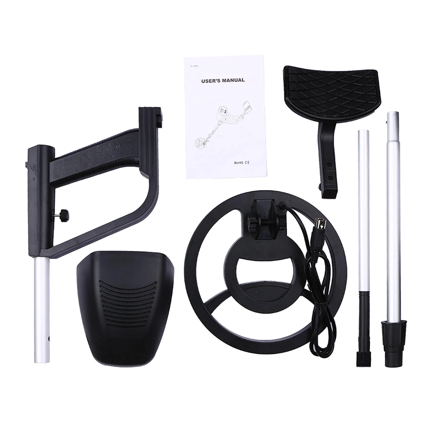 High Accuracy Professional MD-4090 Underground Metal Detector LCD Metal Detector With Memory Function Backlight Adjustable