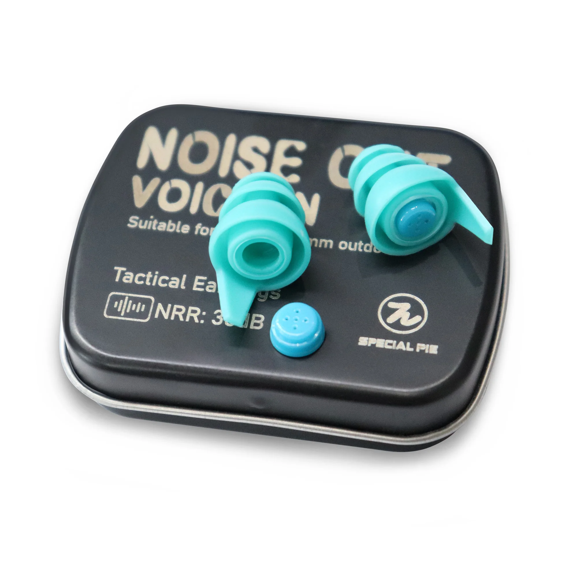 سدادات أذن للرماية 30 ديسيبل NRR لحماية السمع لنطاق الإطلاق والصيد والرماية، سدادات أذن قابلة لإعادة الاستخدام