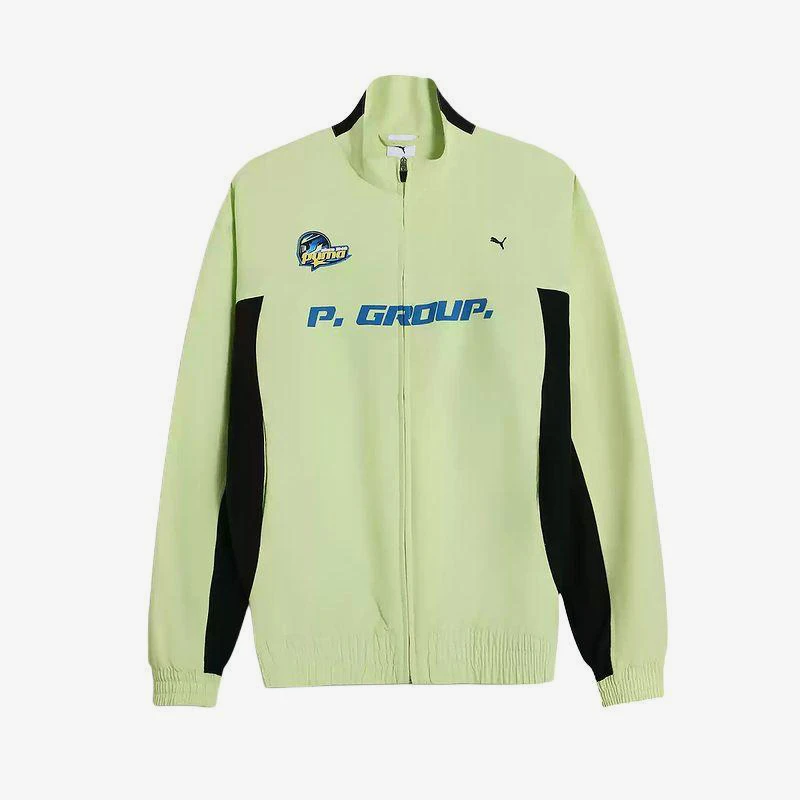 Puma Authentic Mens and Womens Racing Style Loose Patchwork Casual Jacket 631336-35