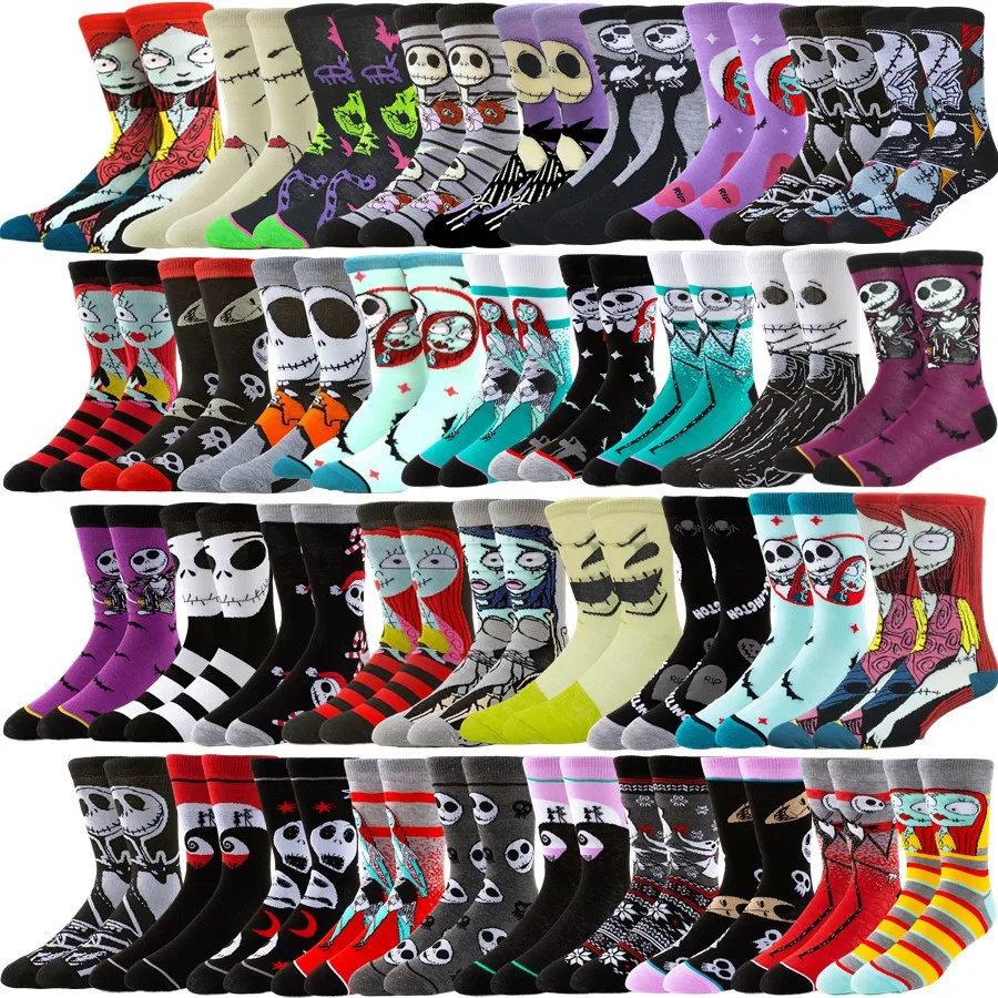 1/5/6/10/20 Paar BEAST KINGDOM Herren Damen Lustige Straßensocken Cartoon Anime Hip Hop Mode Neuheit Casual Crew Socken