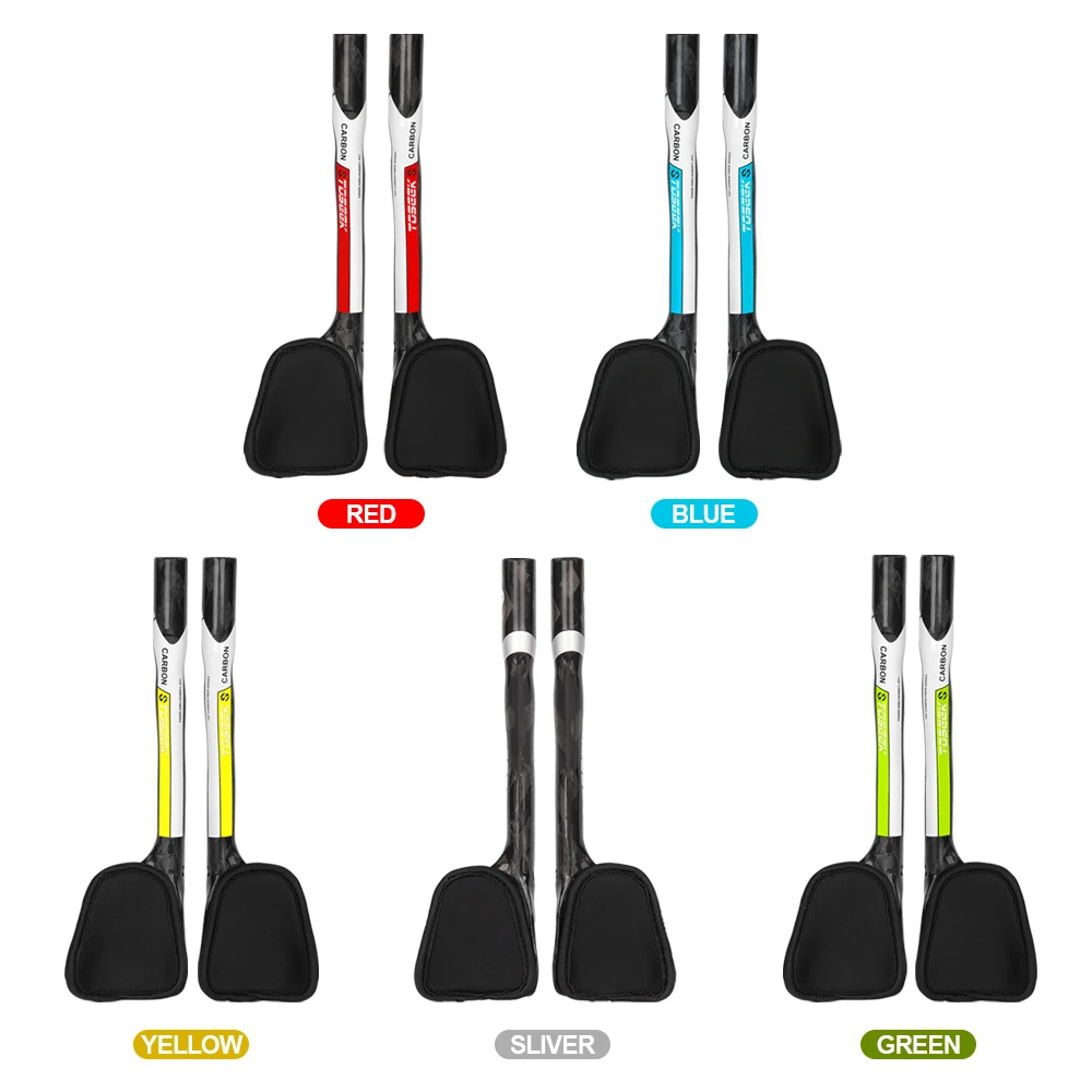 TOSEEK Toray Carbon TT Aerobars 340mm Φ31.8mm Ultraleichte Schwammpolster Zeitfahr-Triathlon-Rennrad MTB Bike Rest Lenker Teile