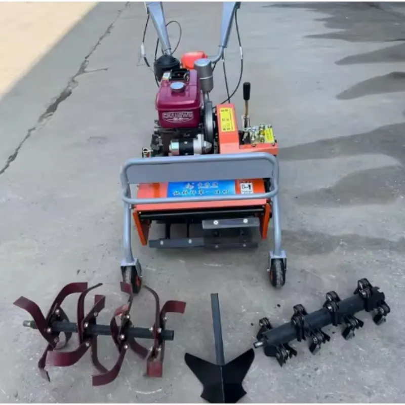 Factory Price Self-Propelled Small Tractor Multifunctional Rotary Tiller for Farm Weeding