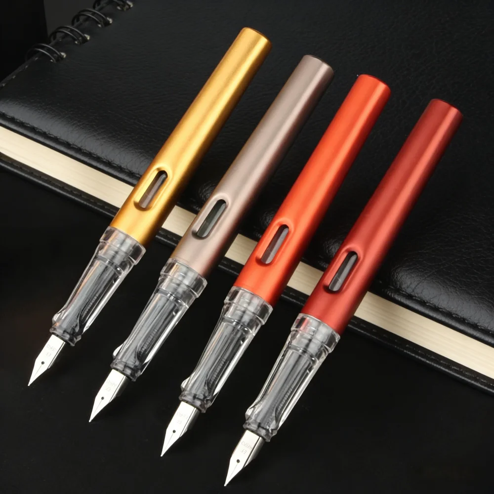 Lightweight & Stylish | Hero 367 Matte Finish 4-Color Pen, 0.5mm Fine Nib for Notes and Office view 3