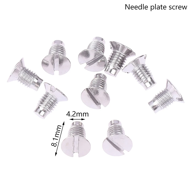 10PCS Needle Clamp Set Screw And Thumb/Foot Screw Needle Plate Screw For Single Needle Industrial Sewing Machine Presser Foot