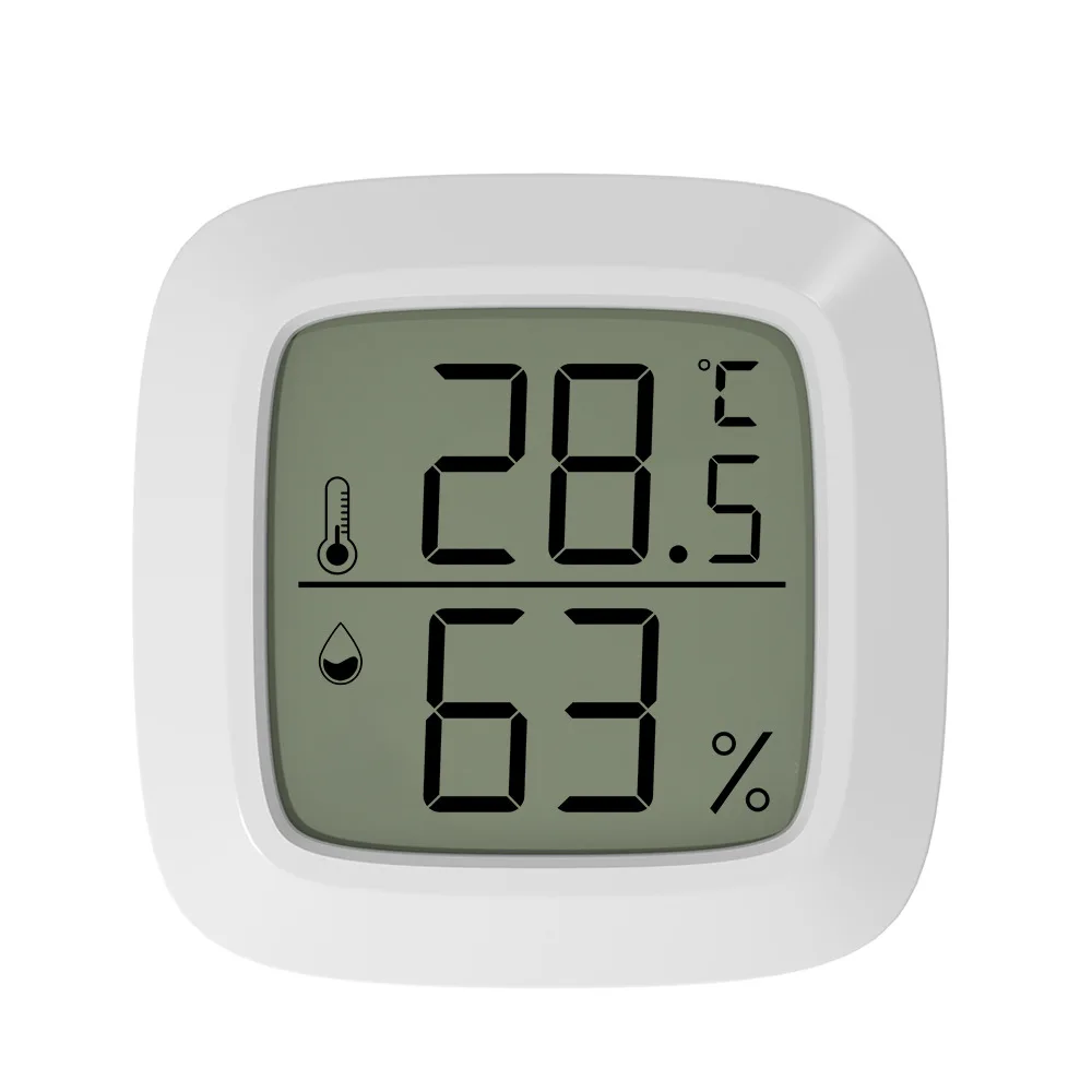 Magnetic Mini LCD Digital Room Thermometer Temperature Sensor Humidity Meter Indoor Hygrometer Gauge Weather Station