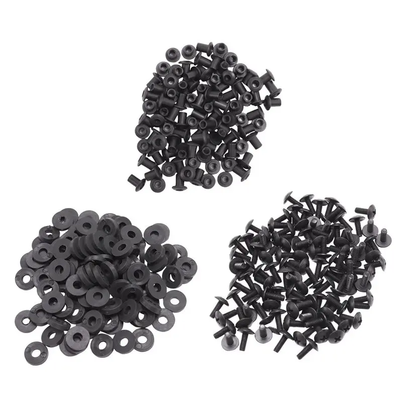 ABDJ-1000Pcs Tek Lok Screw Set Chicago Screw Comes With Washer For DIY Kydex Sheath Hand Tool Parts
