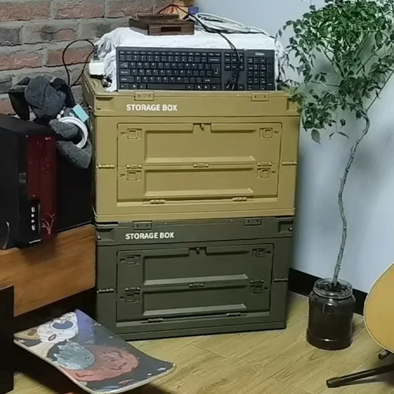 

# Ящик для хранения на открытом воздухе, складной стол, утолщенный стол для хранения в кемпинге и