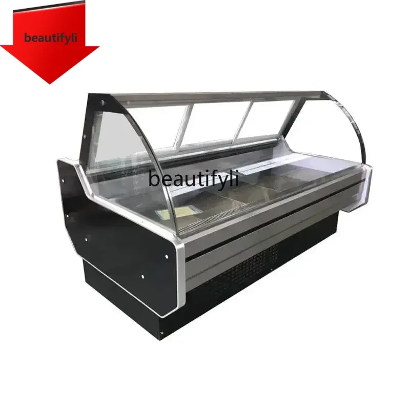 

A61 Deli Cabinet Commercial Braised Vegetables Display Cabinet Cold Vegetables Sushi Refrigerated Fresh-keeping Freezer