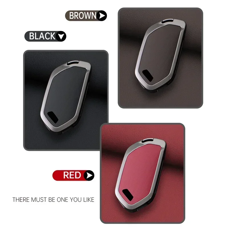 5 6 7 8 9 Bottons Metal Car Key Case Cover for 2024 Kia EV9 Picanto Carnival Seltos Sorento Morning K5 KA4 Car Accessories EV5