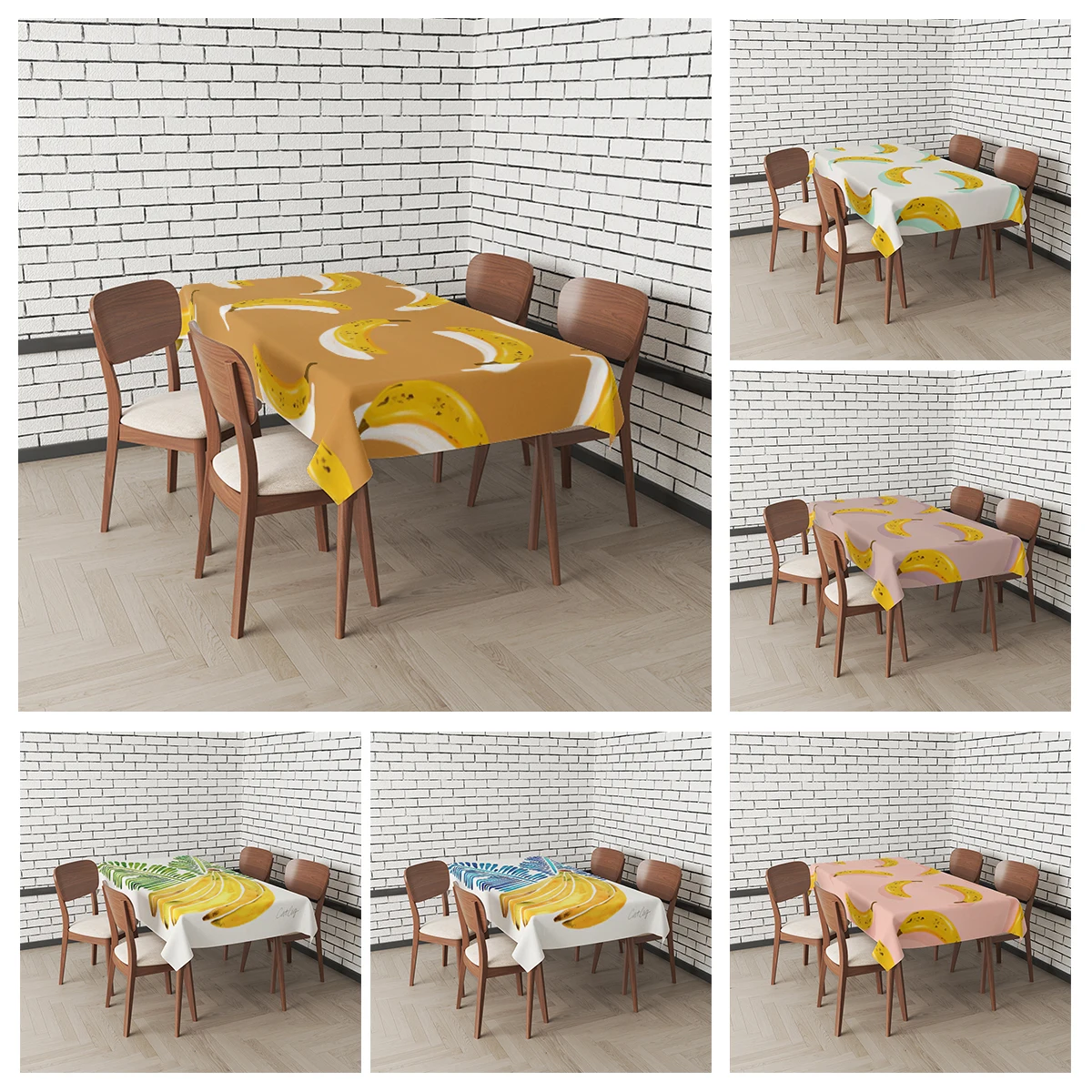 Home Simplicity  tablecloths for dining  Anime decoration and rectangular table accessories waterproof cloth Anti-stain tablec