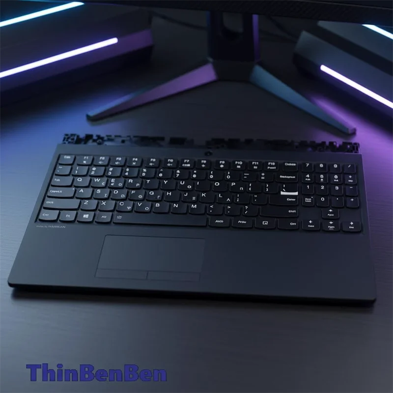 

Крышка верхней части корпуса (пальмрест) для клавиатуры Lenovo Legion Y530 15 15ICH Y7000 2018 1060 5CB0S91814, черная, греческая раскладка