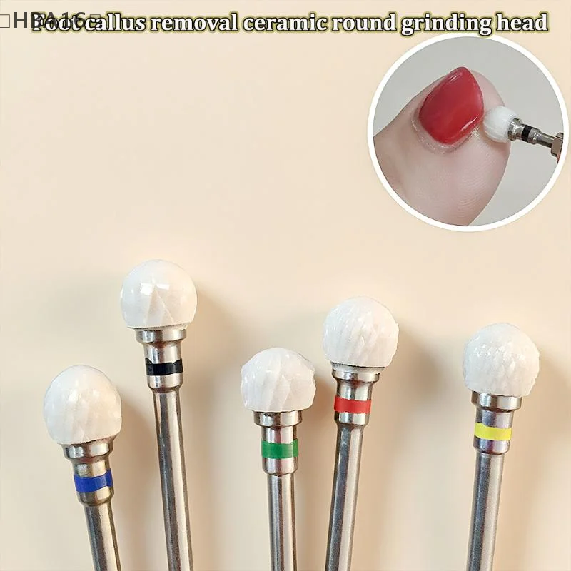 maveraHBA16 Forma sphérique céramique forets à ongles suppression rapide cuticule vernis à ongles tête électrique Machine de polissage accessoires