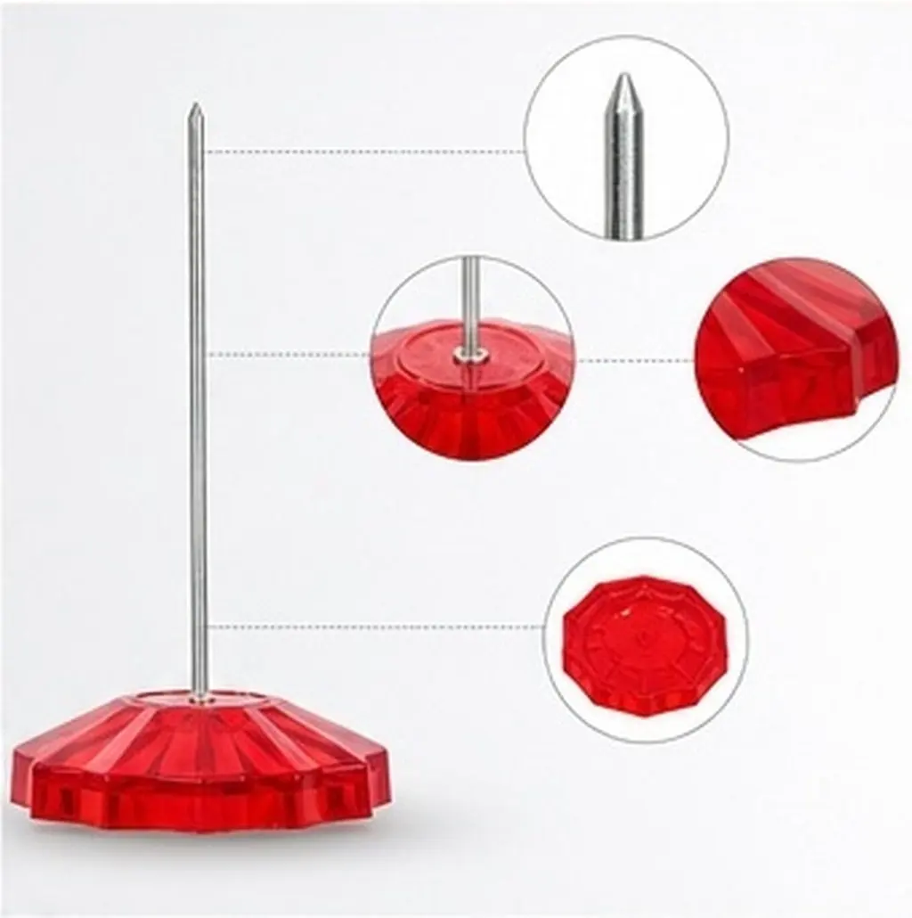 2Pcs Premium Anti-Skid Anti-Corrosive Receipt Spindle Holder for Office Restaurant Cashier Desk Paper Memo Check Bill Storage