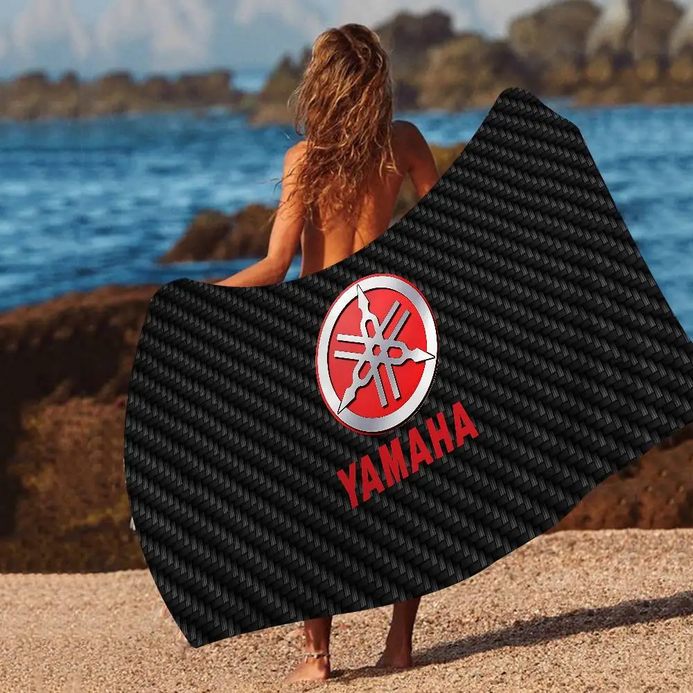 Serviette de plage Y-YamAha-S pour moto, serviettes de bain colorées pour filles, en microfibre, séchage rapide, personnalisées, sans sable, pour la plage, le yoga, le spa, la salle de sport, la