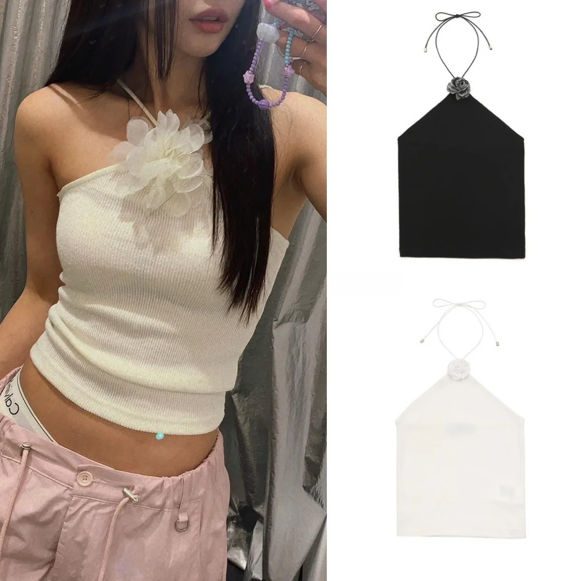 Asura Zhao Mei Yan Jin Min الأزهار الدانتيل ter Ne سليم صالح بوستير سترة المرأة حزام ربيع 2024 Faion #1