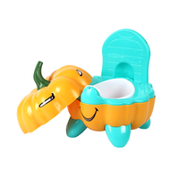 Toddler Potty Toilet Kids Training Seats Child Baby Transition Travel Folding Yellow